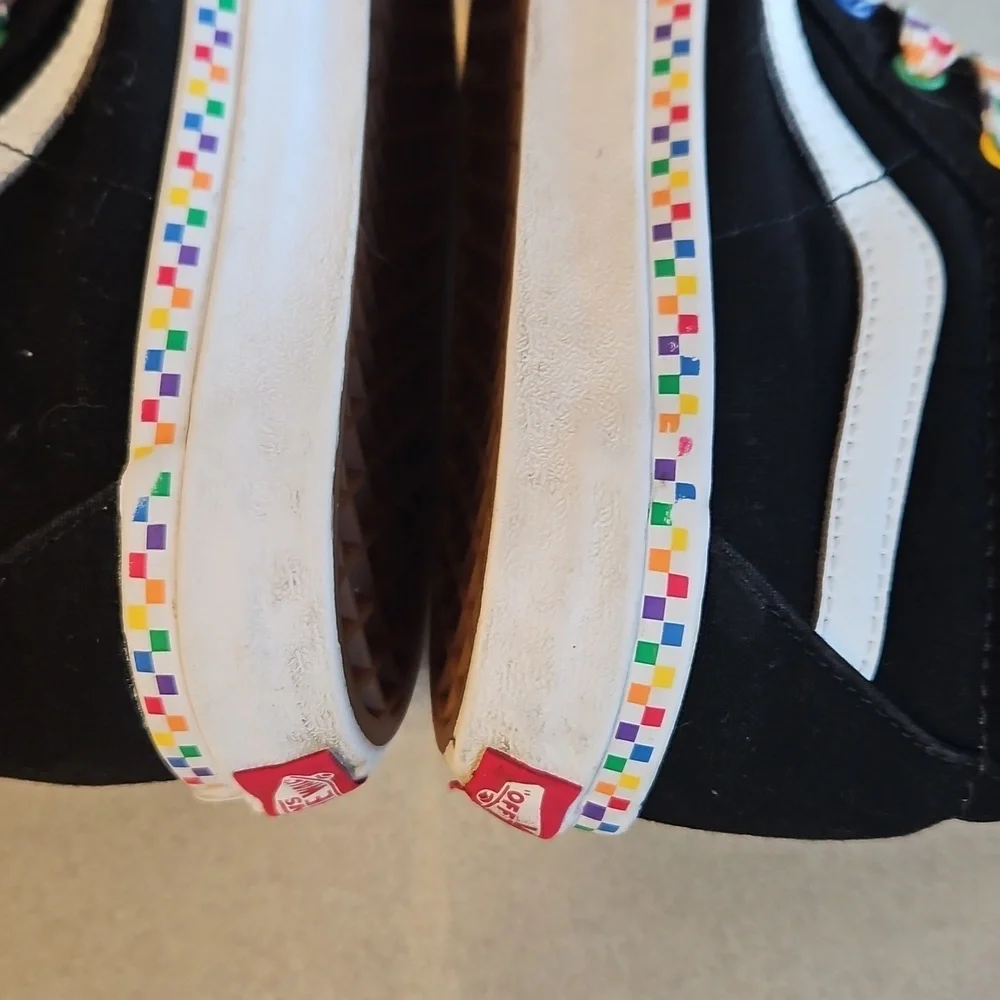 Vans Junior High Top Rainbow Sneakers